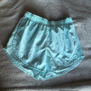 icy blue nike running shorts! great condition